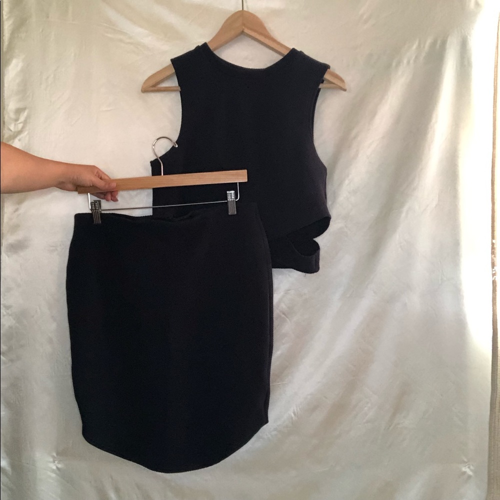 Cheekie Boutique navy blue set